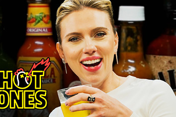 Scarlett Johansson Tries To Not Spoil the Avengers While Eating Spicy Wings | Hot Ones