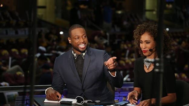 Both networks are prepping pitches for the newly retired Wade, with intentions of having him at the analyst desk during this year's playoffs.
