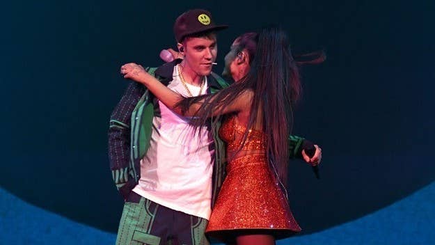 Bieber surprised fans during Ariana's Coachella set with a new album announcement. According to a fresh report, however, the album is still in early stages.