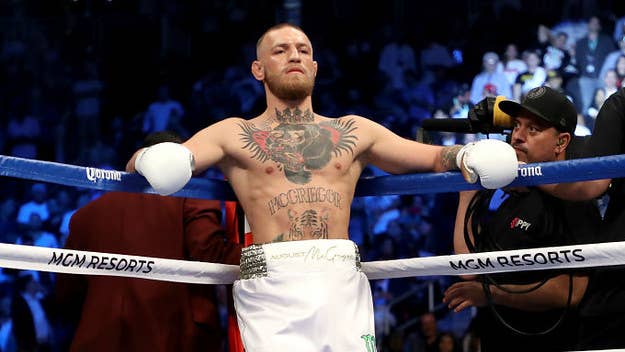 Conor McGregor is more than willing to put on the gloves for another match against Floyd Mayweather.