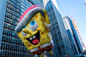 Spongebob Thanksgiving Float