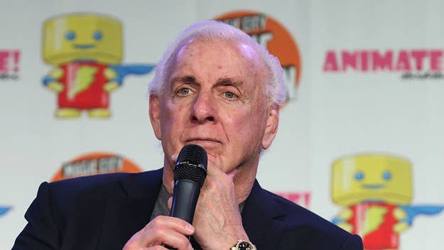 The Nature Boy was admitted to the hospital on Thursday.