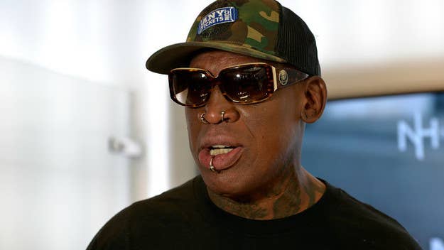 Rodman went on record denying the allegations that he was apart of a yoga studio clothing heist.