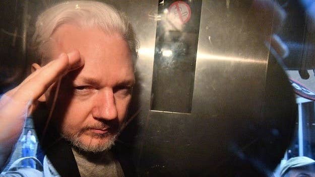 Assange faces up to a five-year sentence related to his alleged assistance of whistleblower Chelsea Manning.