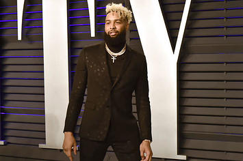 Odell Beckham at the Vanity Fair post Oscars party