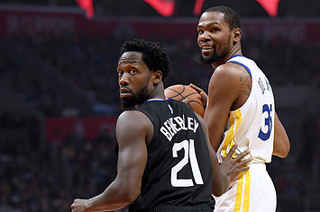 Kevin Durant and Patrick Beverley