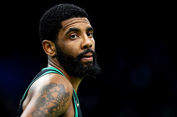 Kyrie Irving looks on during game against the Orlando Magic.