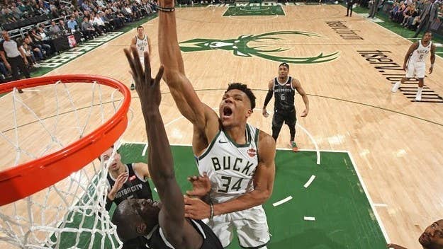 Giannis Antetokounmpo's rep decided to send to spicy sub-tweets the rapper's way.
