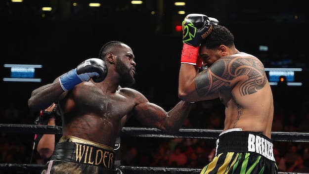 The fight took place at Barclays Center in Brooklyn.