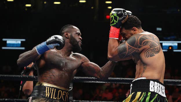 The fight took place at Barclays Center in Brooklyn.