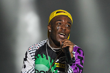 Symere Woods known by his stage name Lil Uzi Vert performs