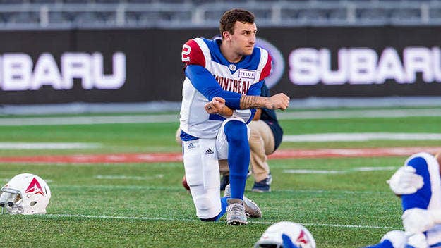 The Montreal Alouettes released Johnny Manziel, and the CFL isn't letting anyone else in the league sign him.