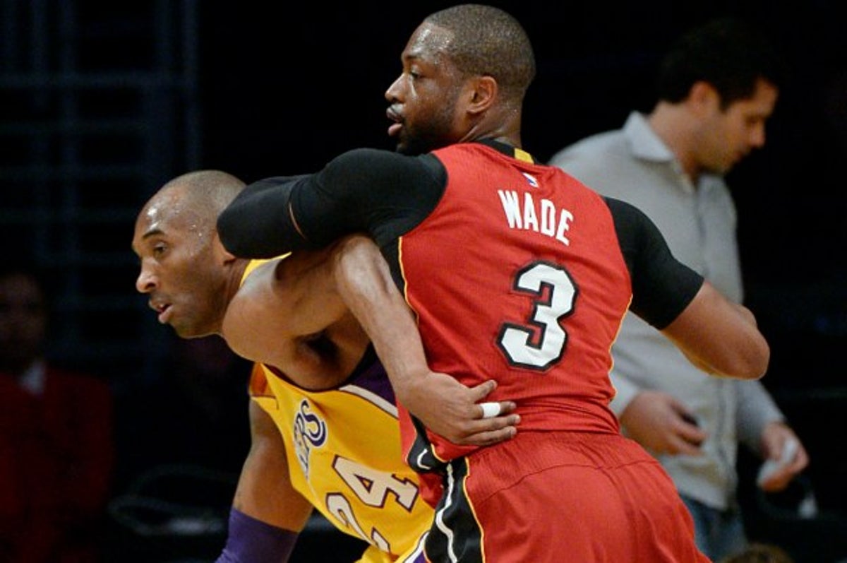 A throwback to when Dwayne Wade playfully interrupted Kobe