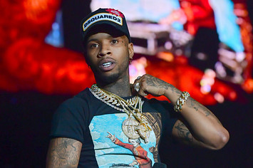Tory Lanez performs at V103 Winterfest at State Farm Arena
