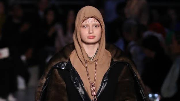 The noose was used in Burberry's London runway show, with one model calling out the brand for using suicide as a fashion inspiration.