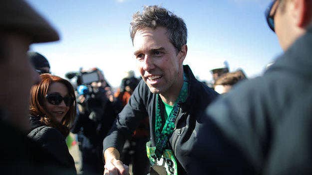 Beto O'Rourke has apologized after telling a crowd that his wife does most of the childbearing, "sometimes" with his help. 