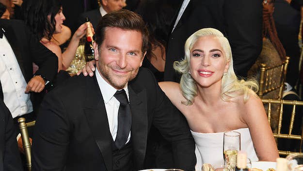 Bradley Cooper and Lady Gaga shared a tender moment during their performance of their 'A Star Is Born; duet “Shallow” during the Oscars on Sunday.