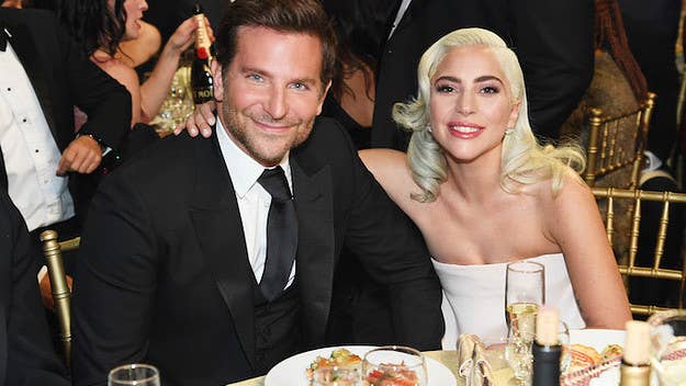 Bradley Cooper and Lady Gaga shared a tender moment during their performance of their 'A Star Is Born; duet “Shallow” during the Oscars on Sunday.