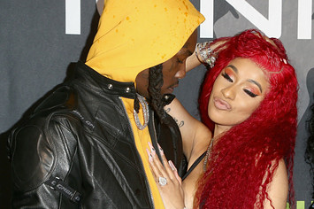 Offset and Cardi B attend Ignite Angels and Devils Pre Valentine's Day Party