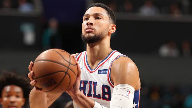 Philadelphia 76ers point guard Ben Simmons wore a special pair of sneakers during a recent game to honor the Australian teenager known as 'Egg Boy.'