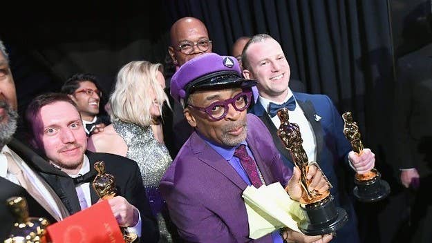 Spike Lee, like so many of us, wasn't thrilled by the idea of a 'Green Book' victory.