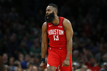 James Harden Scream Celtics Rockets 2019
