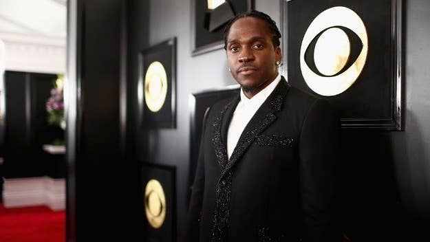 Pusha-T's highly GIFable Grammys reaction shot actually went down during a totally different part of the show.