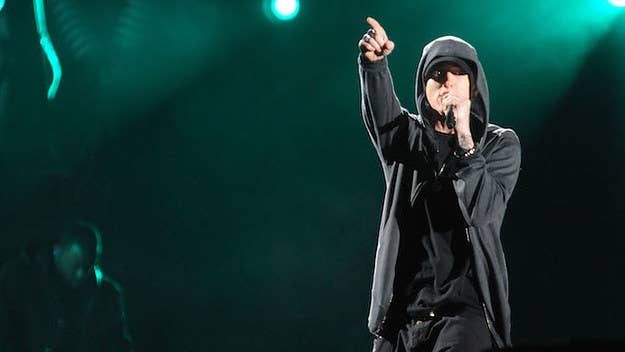 "4 a second I actually thought it WAS me," Eminem wrote. 