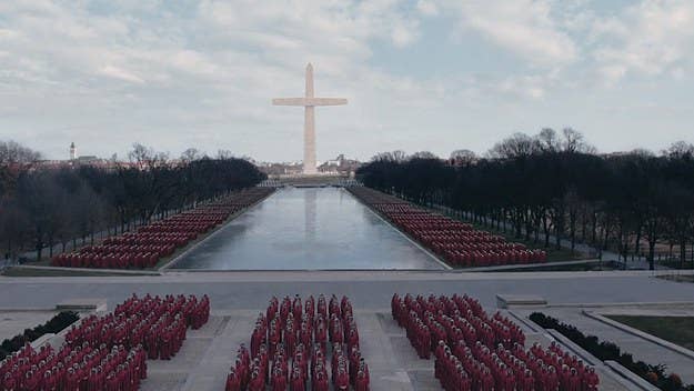 The new teaser for 'The Handmaid's Tale' aired during Super Bowl LIII.