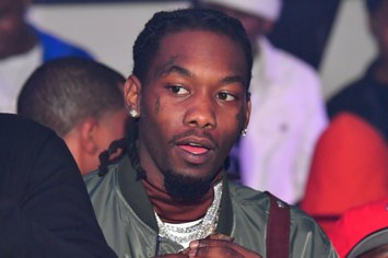 Offset of the Group Migos attends the Official Big Game Kick Off