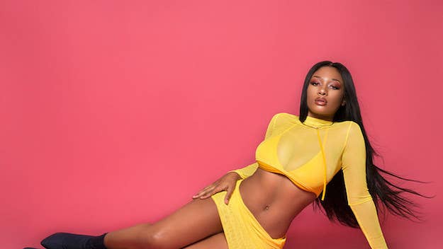 The H-Town Hottie Megan Thee Stallion twerks in a swing, in a blow-up hot tub, and many other places in the video for her breakthrough single, "Big Ole Freak."
