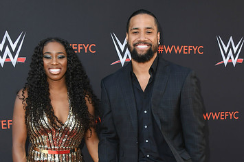 Naomi and Jimmy Uso attend WWE's First Ever Emmy 'For Your Consideration' Event