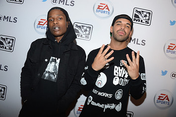 ASAP Rocky and Drake in NYC
