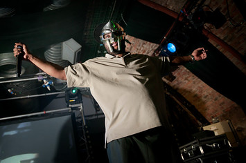 Rapper Doom performs on stage at The Arches