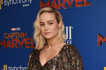Actress Brie Larson attends the FIJI Water with the Cinema Society