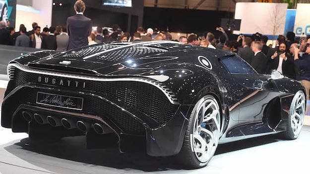 The Bugatti La Voiture Noire has made history. 