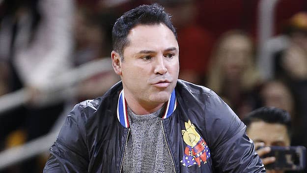 Oscar De La Hoya explains to TMZ Sports why he sent a cease and desist letter to Floyd Mayweather over accusations of tampering.