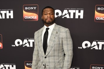 Curtis '50 Cent' Jackson arrives at Sony Crackle's 'The Oath' Season 2
