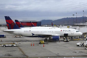 Delta airplanes at airport