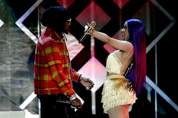 Offset and Cardi B perform onstage