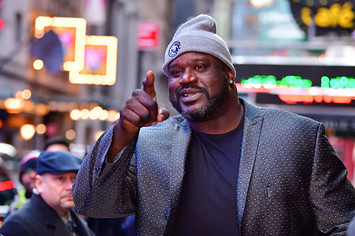 Shaquille O'Neal arrives to ABC's 'Good Morning America'