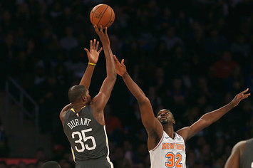 Kevin Durant at Madison Square Garden