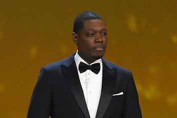 Michael Che speaks onstage during the 70th Emmy Awards