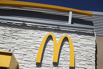 McDonald's logo outside of restaurant.