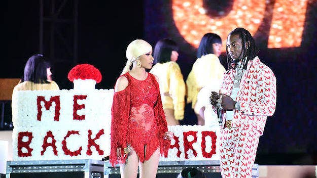 The 2,000 roses did not help the Migos rapper win back Cardi. 