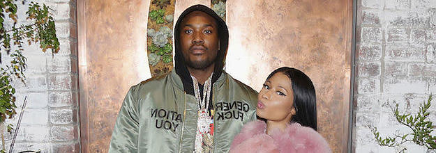 While ex Nicki Minaj gets raked over vaccine skepticism, Meek Mill