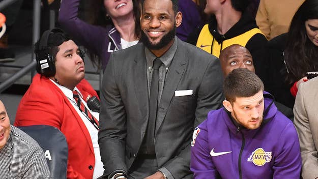 LeBron James openly criticized the NBA referees during Thursday night's game between the Lakers and Oklahoma City Thunder after a questionable foul call.