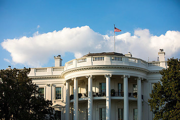 The south facade of the White House