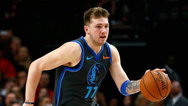 With 0.6 seconds left, Doncic caught the in-bounds pass and sunk an off-balance, corner three as time expired to send the contest into overtime. 