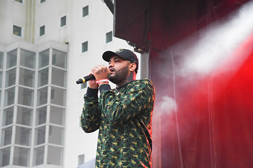 Joyner Lucas performs onstage in concert during 2017 A3C Festival
